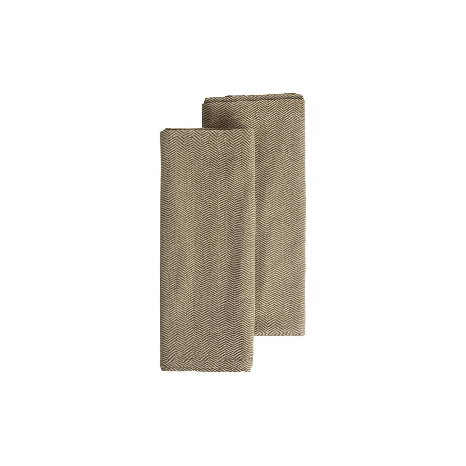 Napkin Herringbone twill 2 stk., taupe