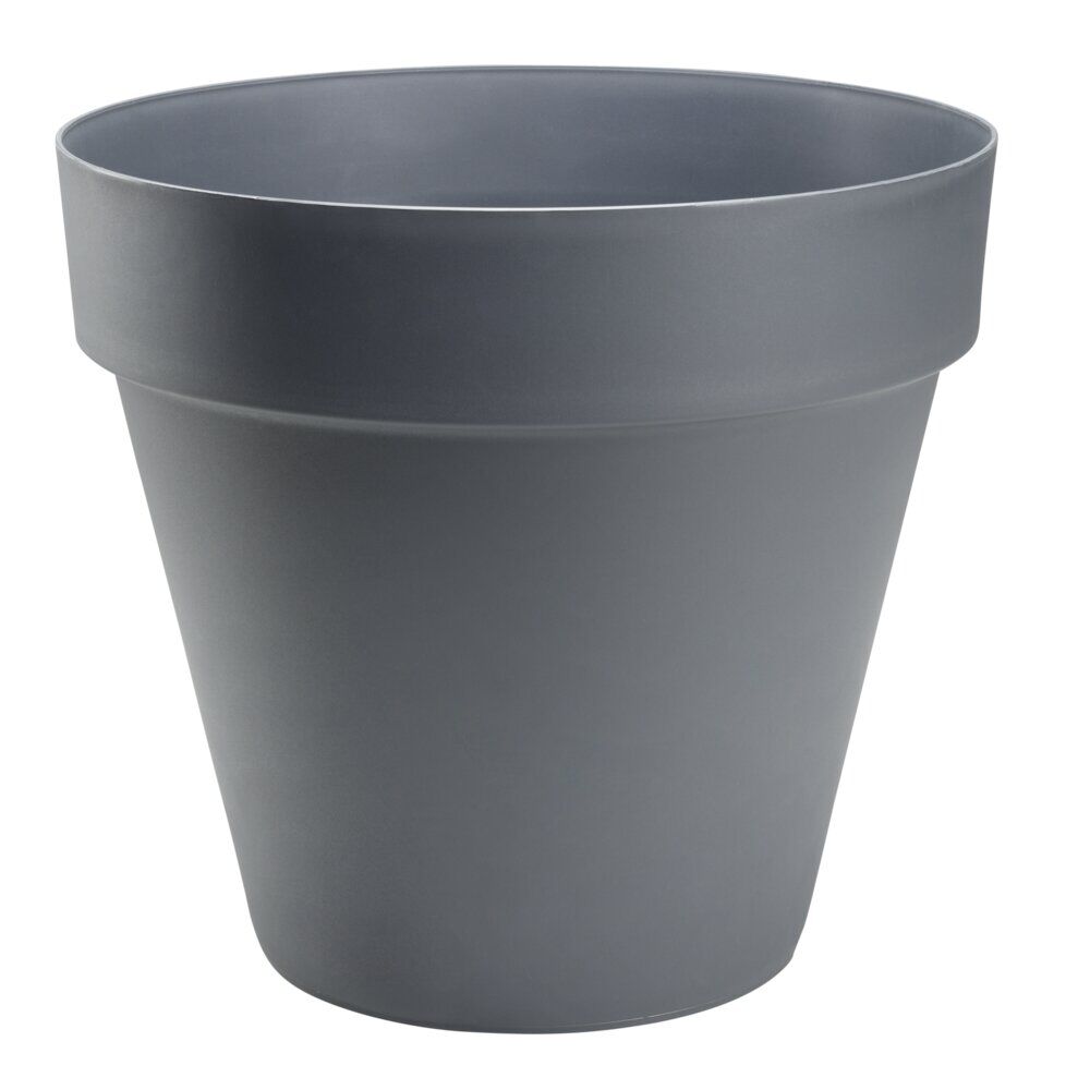 Cache pot plastique gris 46L