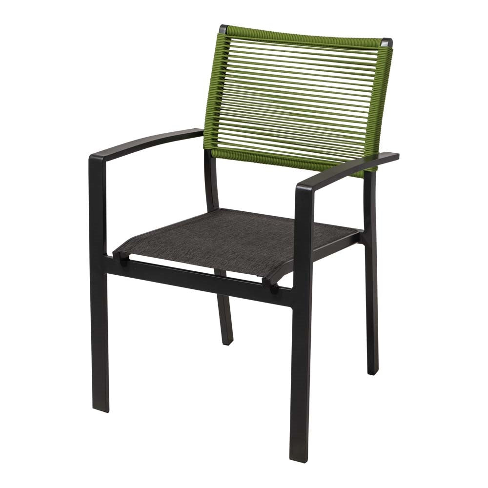 Lesli Living bistrostoel Vitolini - groen - 57x62x87cm