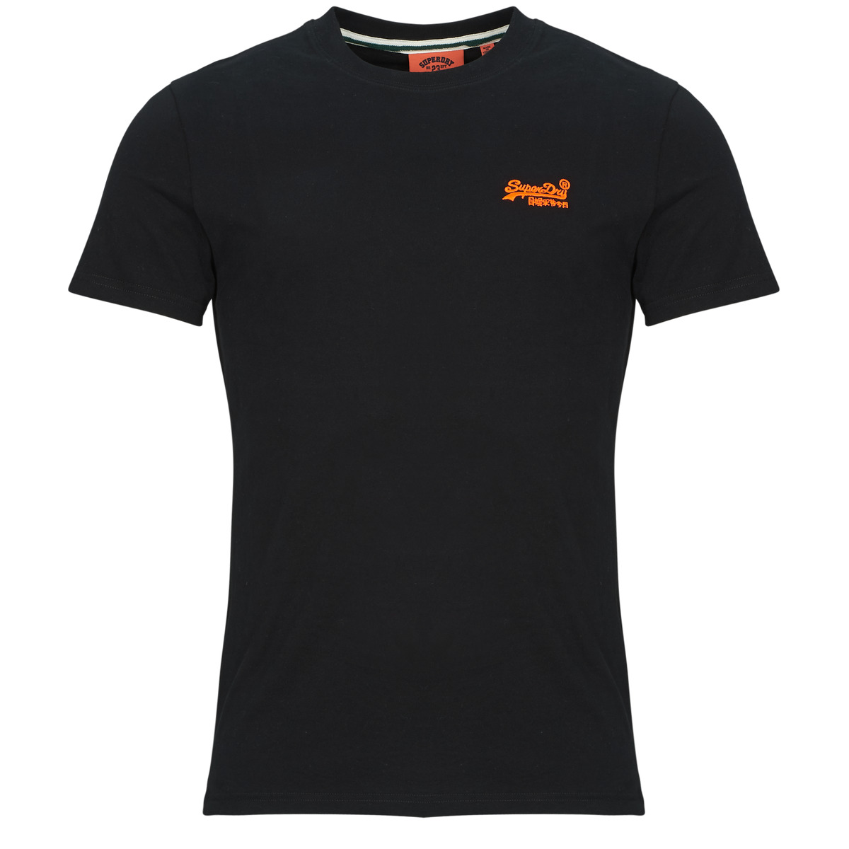 Superdry - Essential Logo Emb Tee -  black / Orange