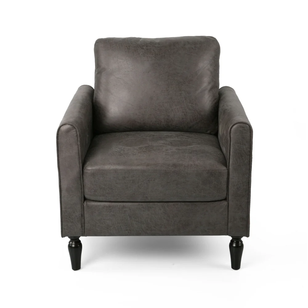 Blithewood Plush Microfiber Armchair by Christopher Knight Home