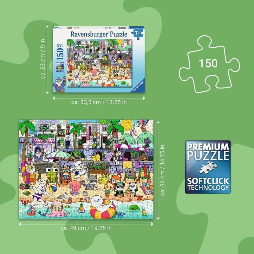 3D-Puzzle Spass an der Strandpromenade