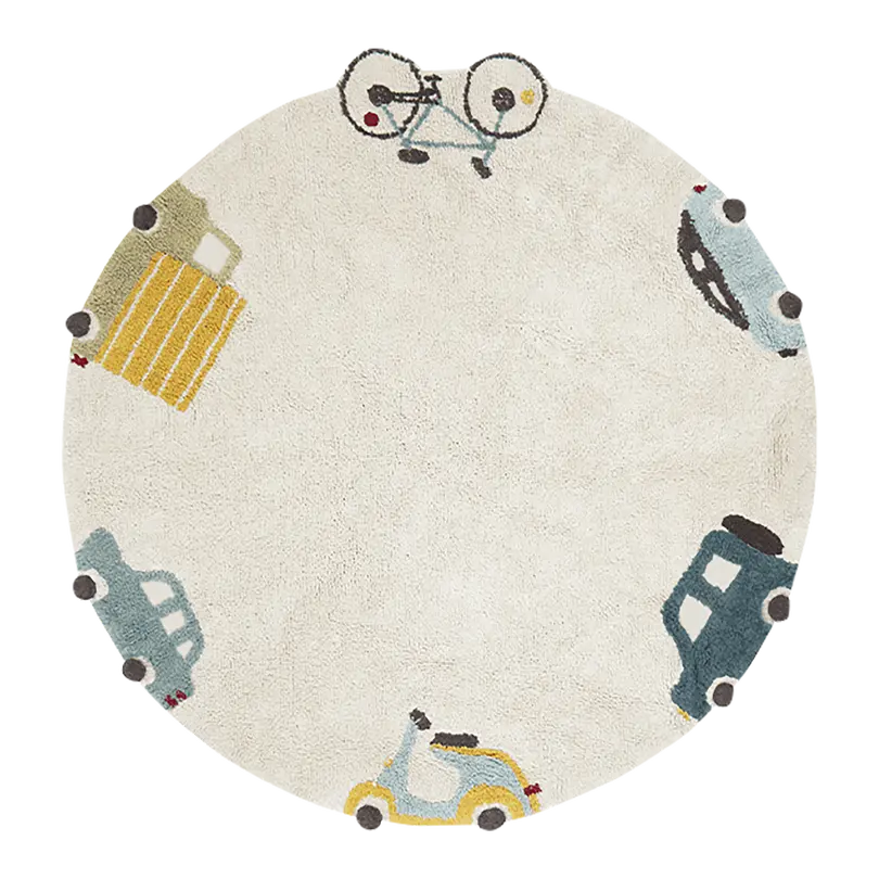 Kinderteppich Wheels