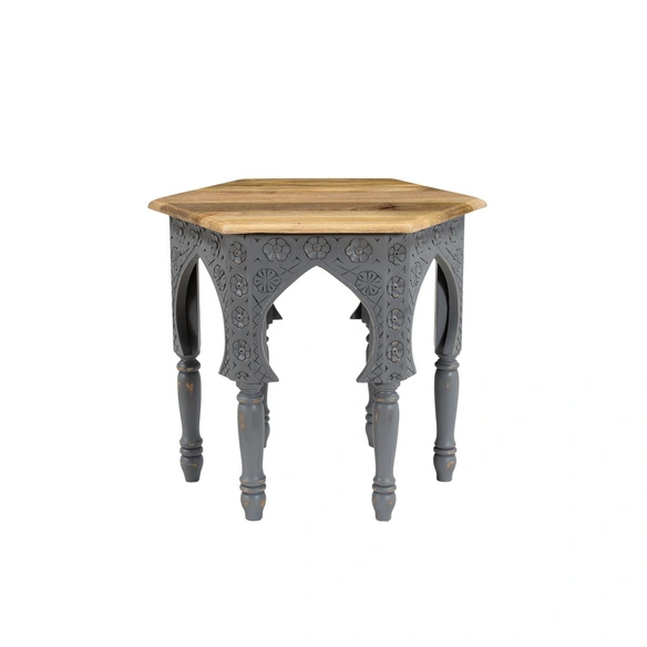 Beistelltisch »AKOLA«, BxLxH: 45 x 45 x 45 cm, Mangoholz