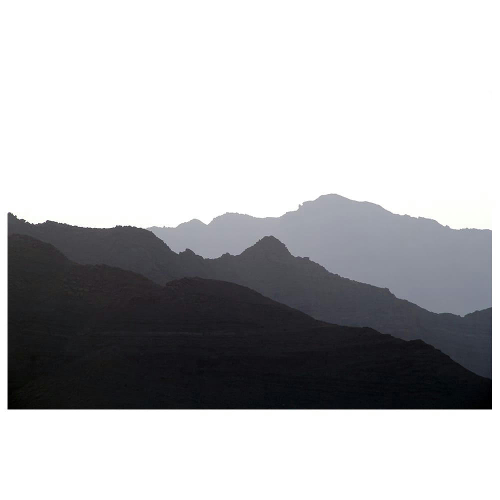 - Tableau impression sur toile montagnes dans la brume 60x90cm