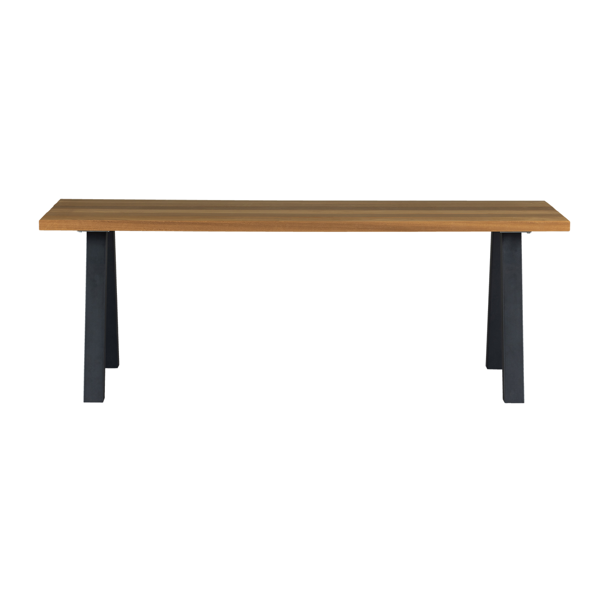 WOOOD tuintafel met a-poot Tablo - Ayous/ Metaal - Naturel - 75x210x81