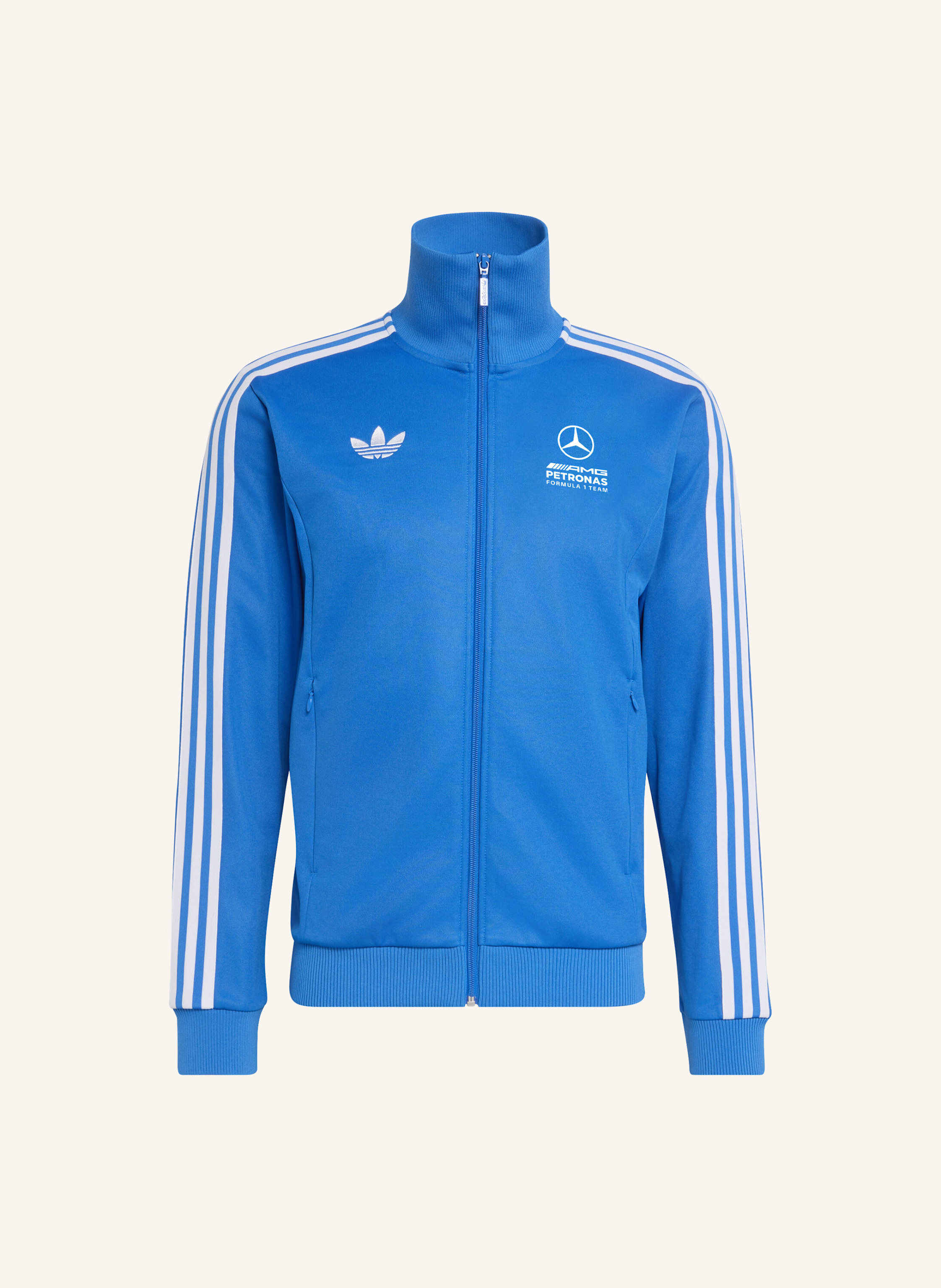 adidas MERCEDES AMG PETRONAS FORMULA 1 TEAM BLUE WONDER TRAININGSJACKE