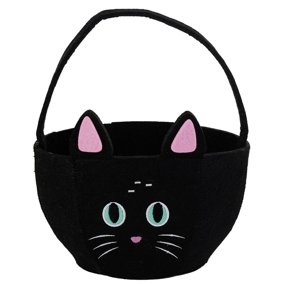 Sac à bonbon Halloween feutrine 13xH17cm