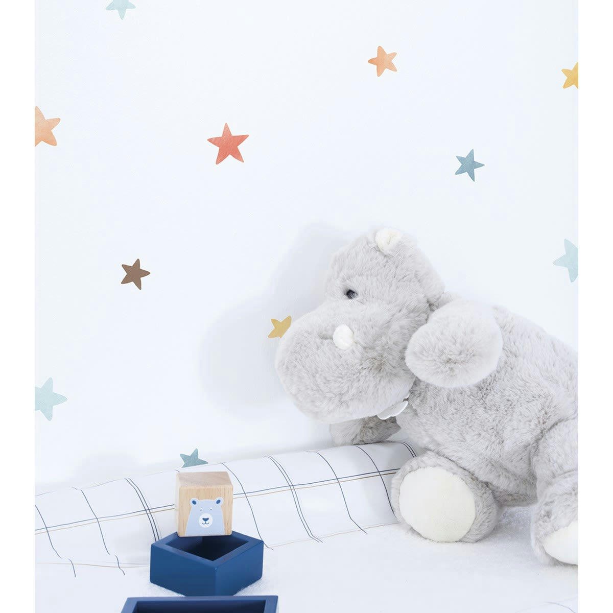 GENTLE FRIENDS - Stickers muraux étoiles multicolores en vinyle mat multicolore