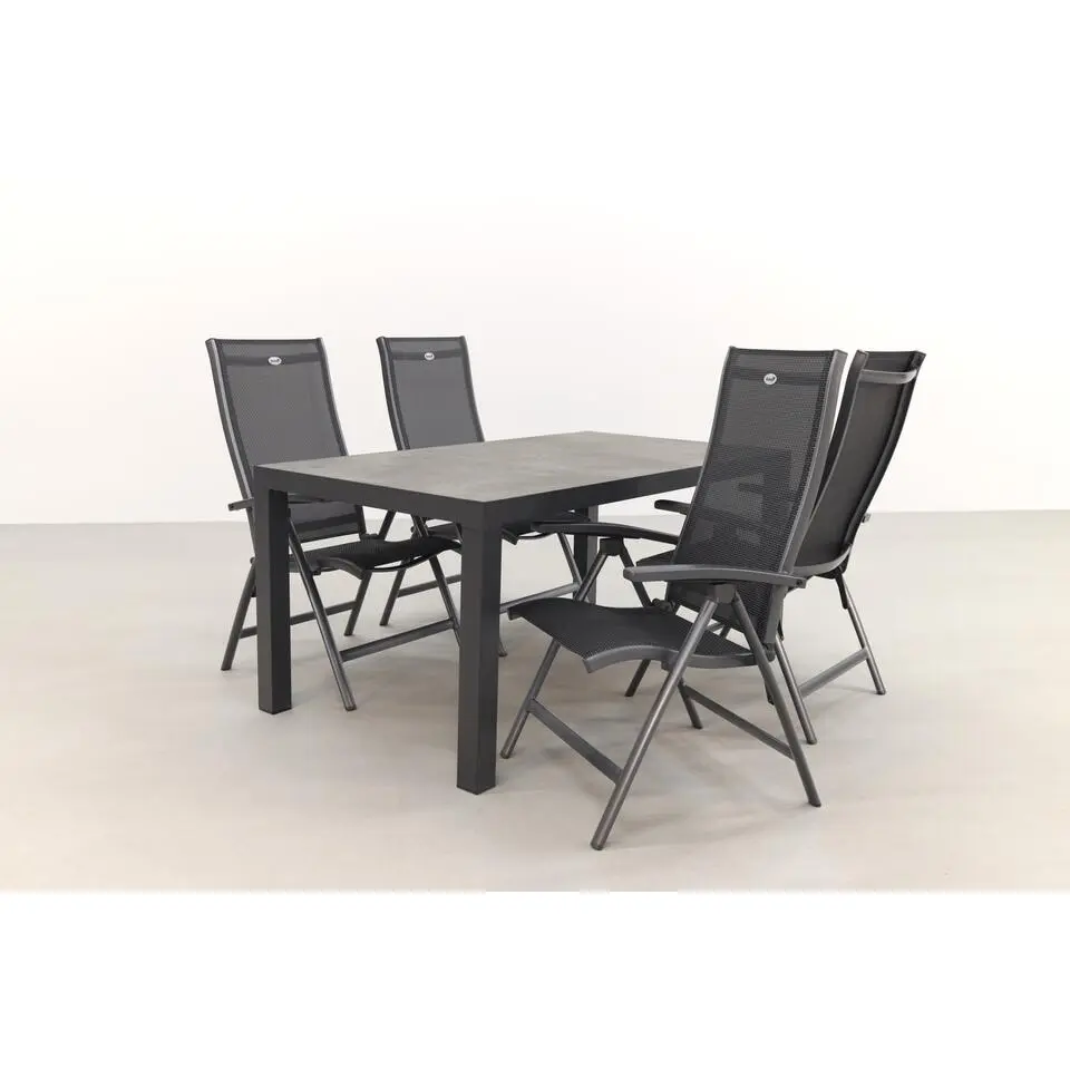 Hartman Salvatore/President tuinset 160x90 cm - 5-delig verstelbaar