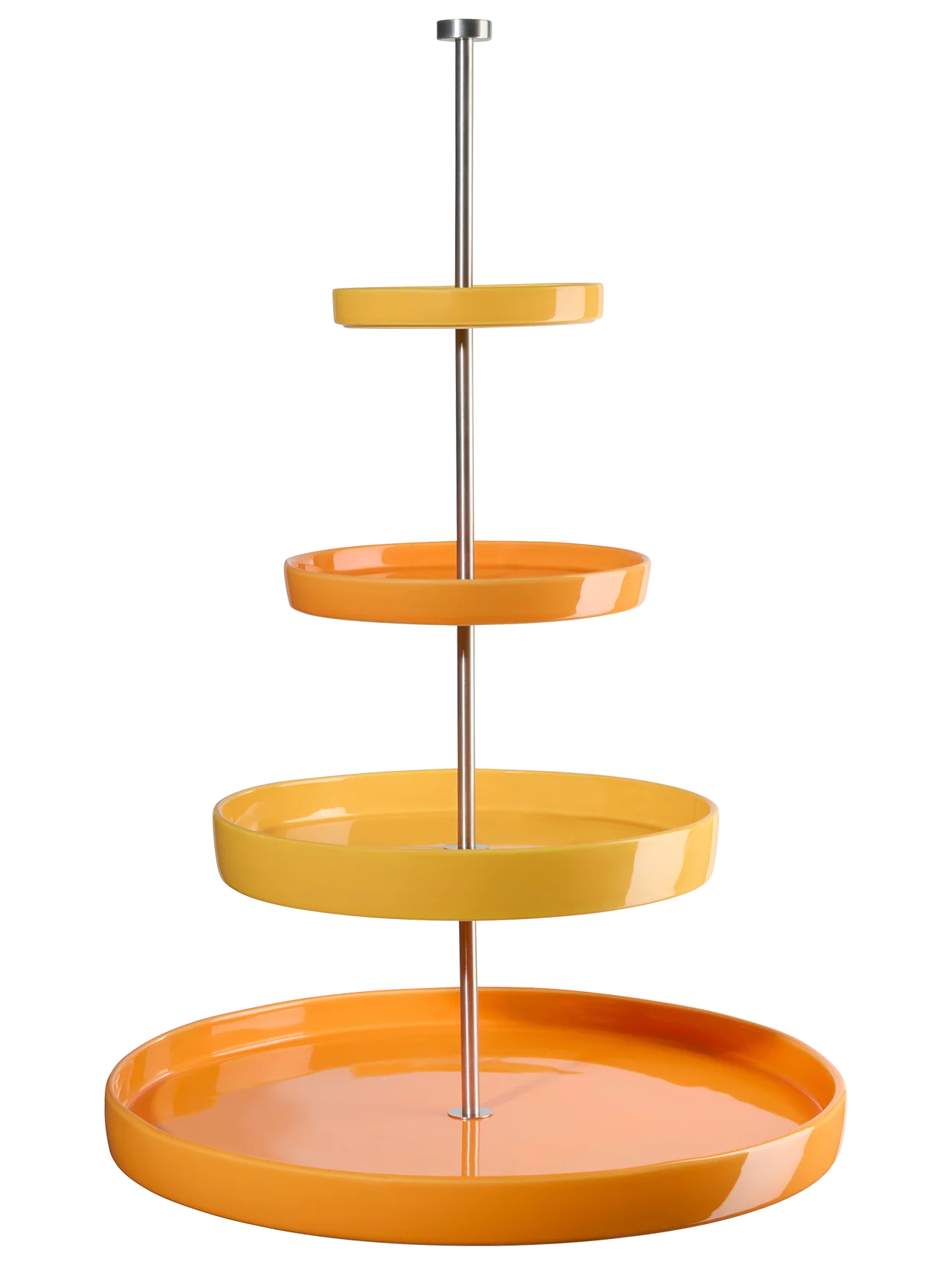 etagere, 4-stufig, orange smoothie
