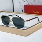 Cartier Metal Color Matching Mirror Legs Sunglasses