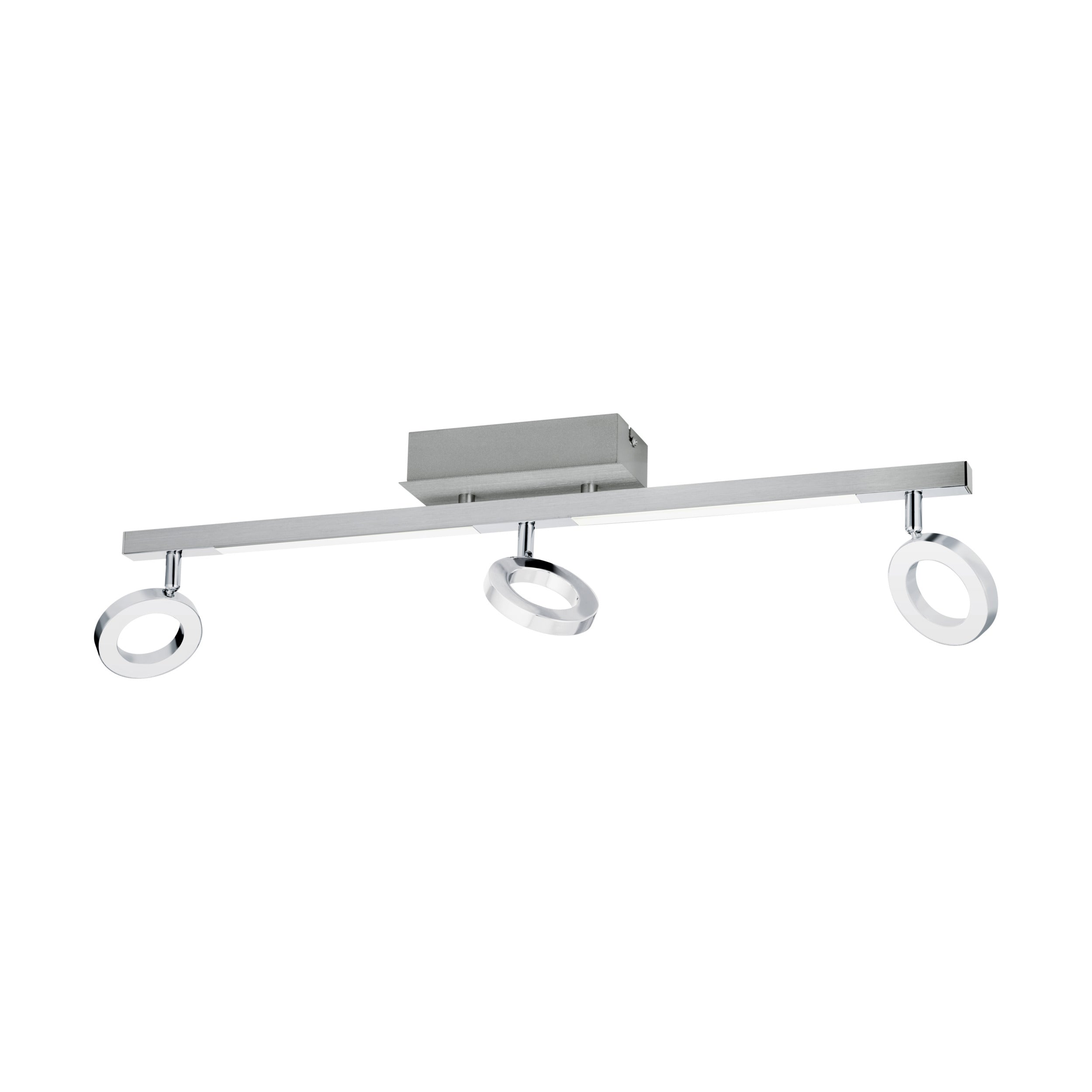 EGLO spot Cardillio 1 - 5 lichts - aluminium, chroom - gesatineerd