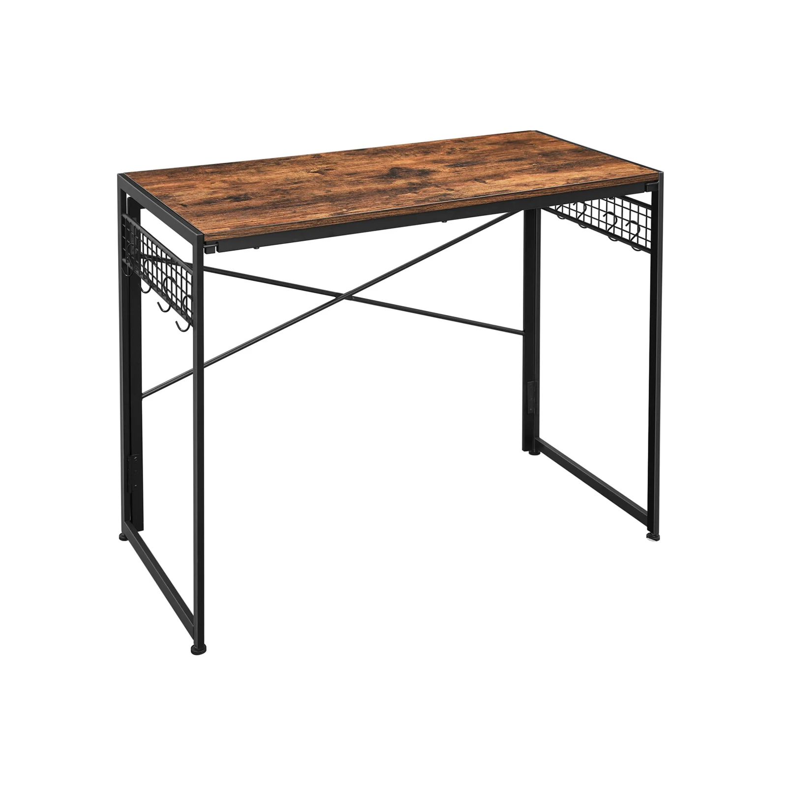 Bureau pliable avec crochets