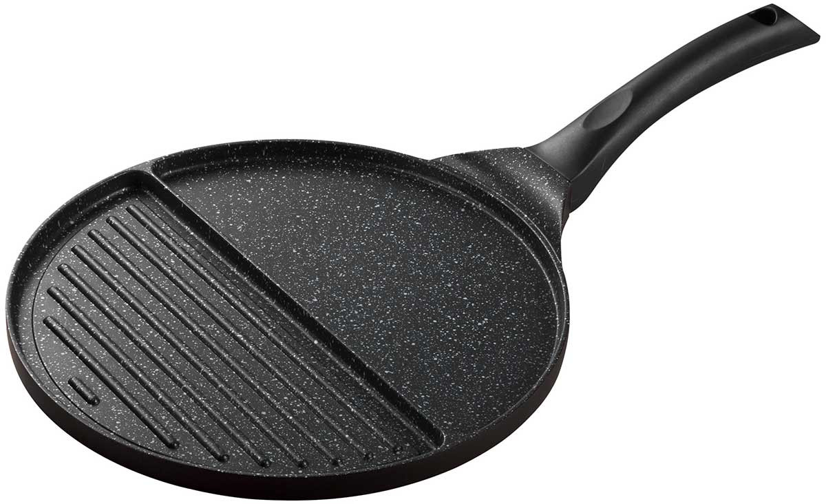 Patelnia grillowa dzielona 27cm nieprzywierająca KINGHOFF