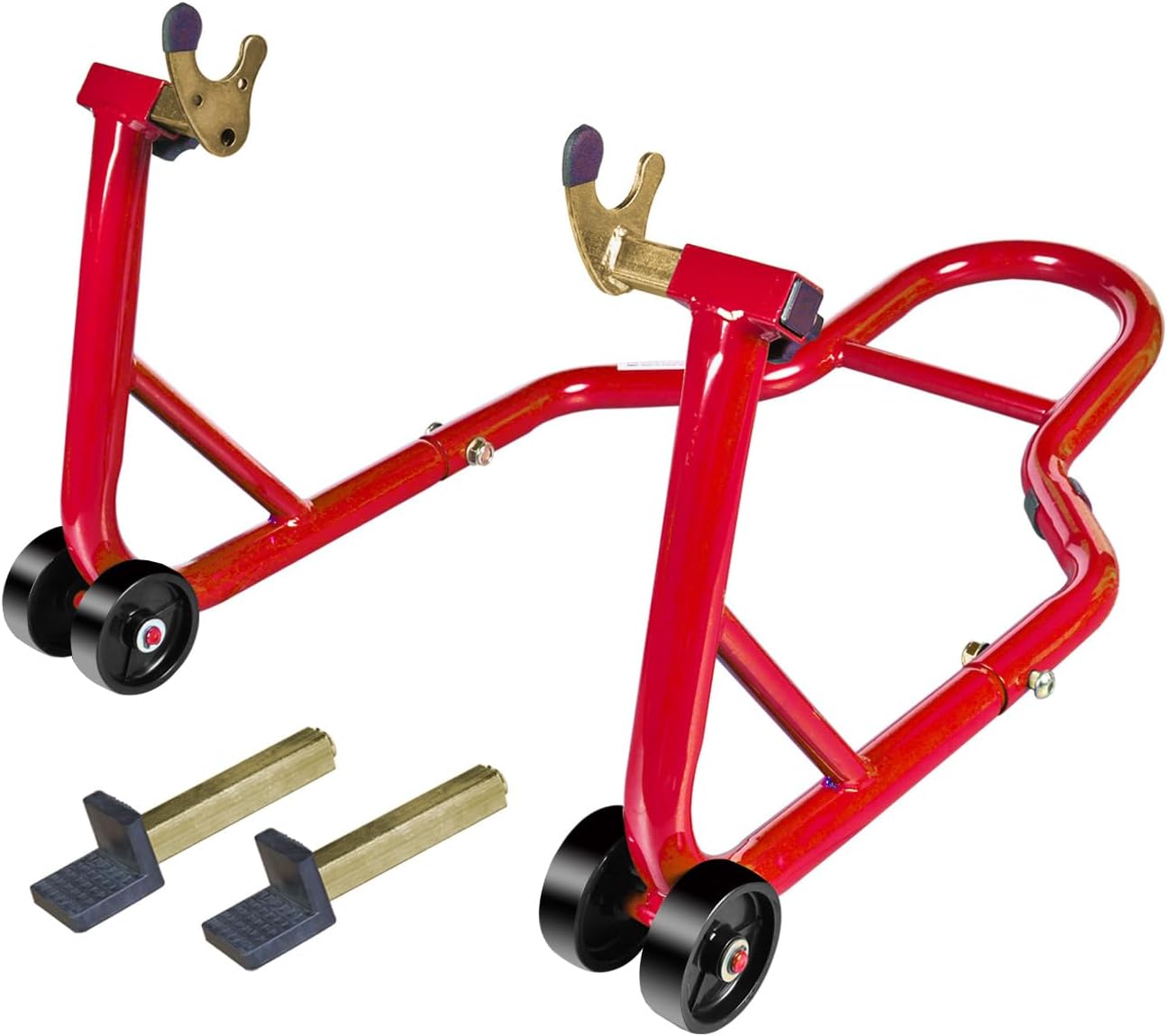 Jack Boss Motorcycle Stand Rear Combo Wheel Lift Stands, 500Lbs Capacity,Swingarm Spool Paddock Stands for Sport Bike,Fit for Yamaha, for Honda, Suitable for Kawasaki
