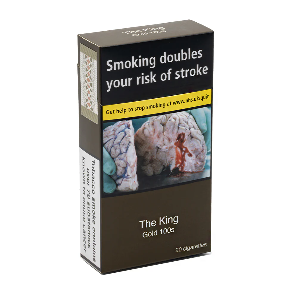 The King Gold Super Kings Cigarettes 20 Pack