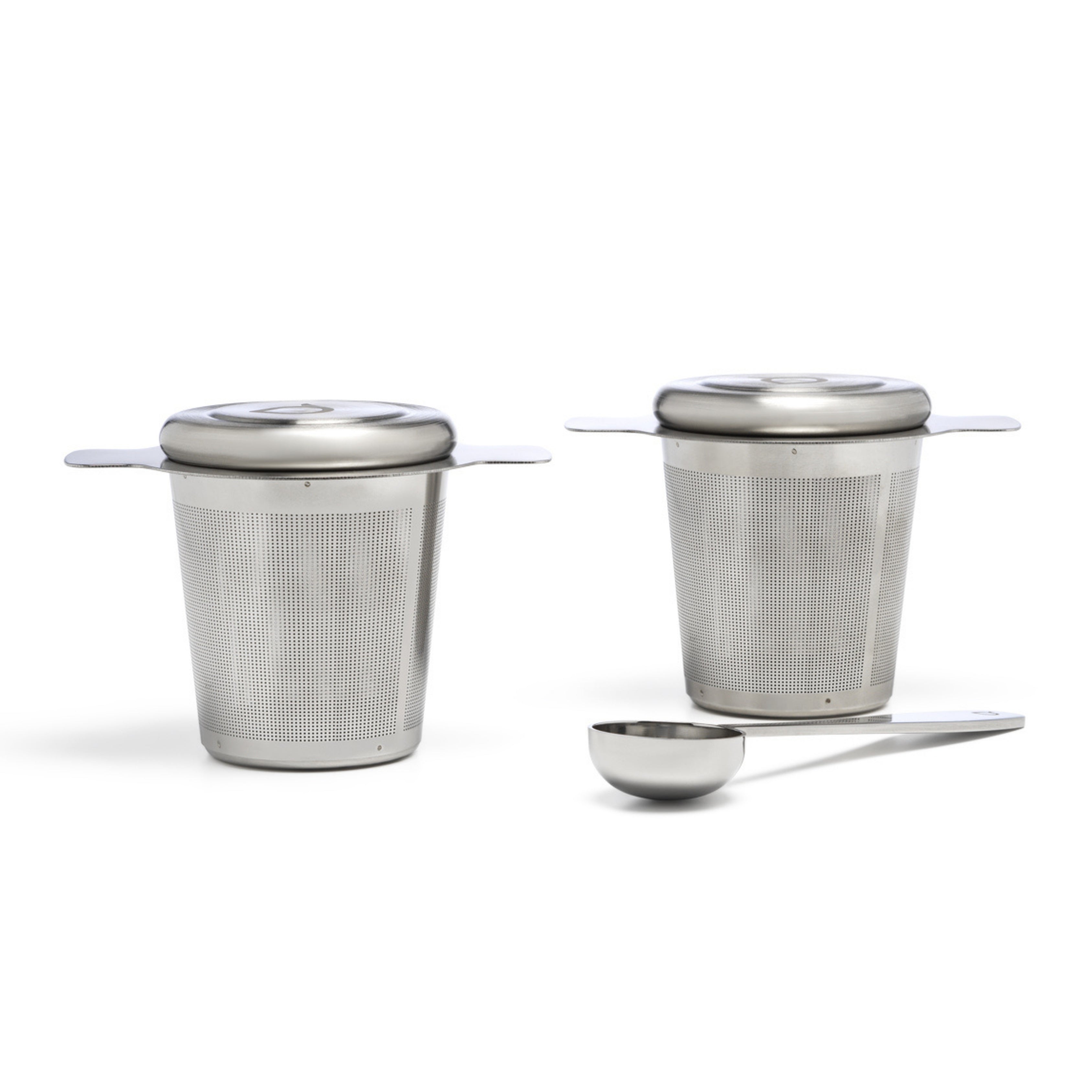 Bredemeijer - Set van 2 theefilters en een maatlepel - RVS