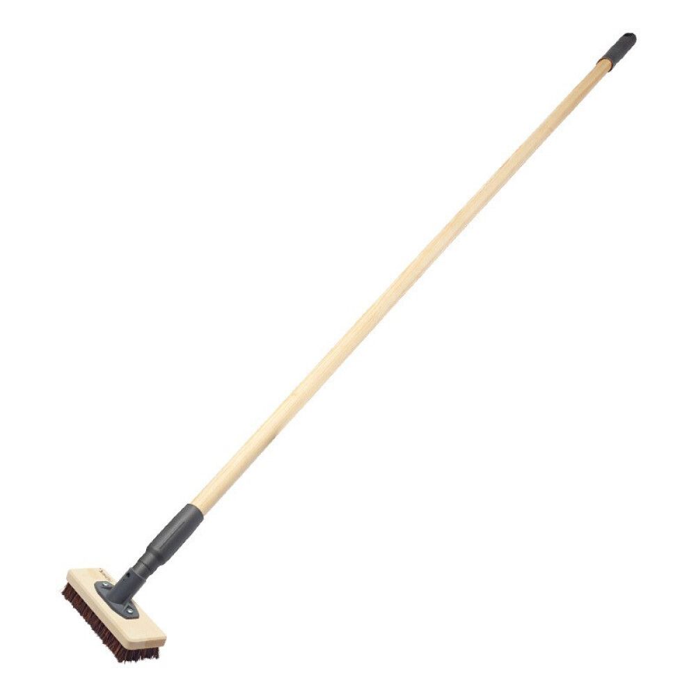 TERRASSESKRUBB ANZA 19CM MED SKAFT 158CM