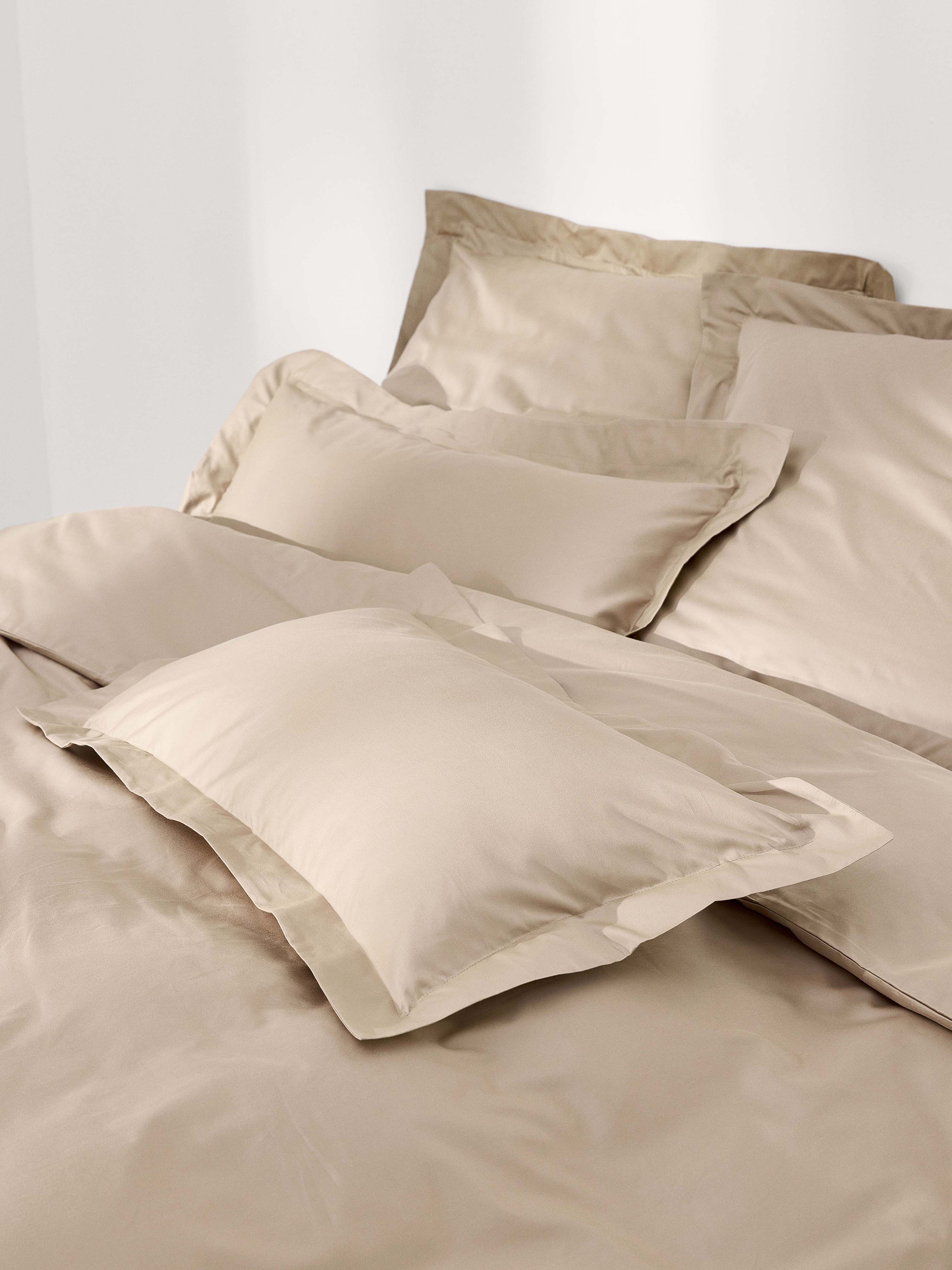 Baumwollsatin-Kopfkissenbezug Premium