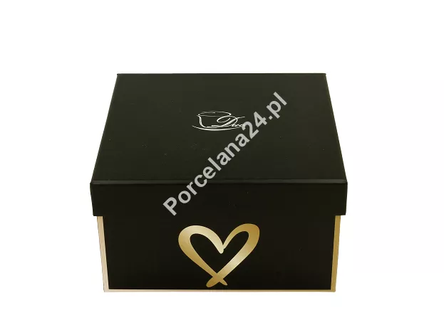 Filiżanka ze spodkiem 0,25 L Duo - Złote Serduszko 15.ZŁS.FS-G