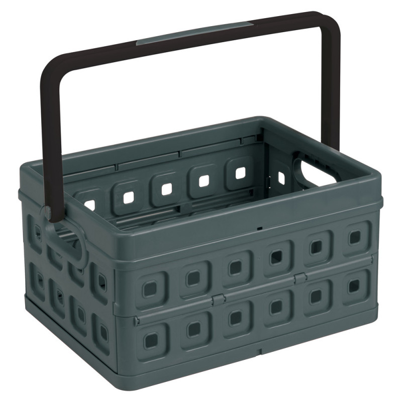 Box de rangement pliant Square anthracite 24 L SUNWARE