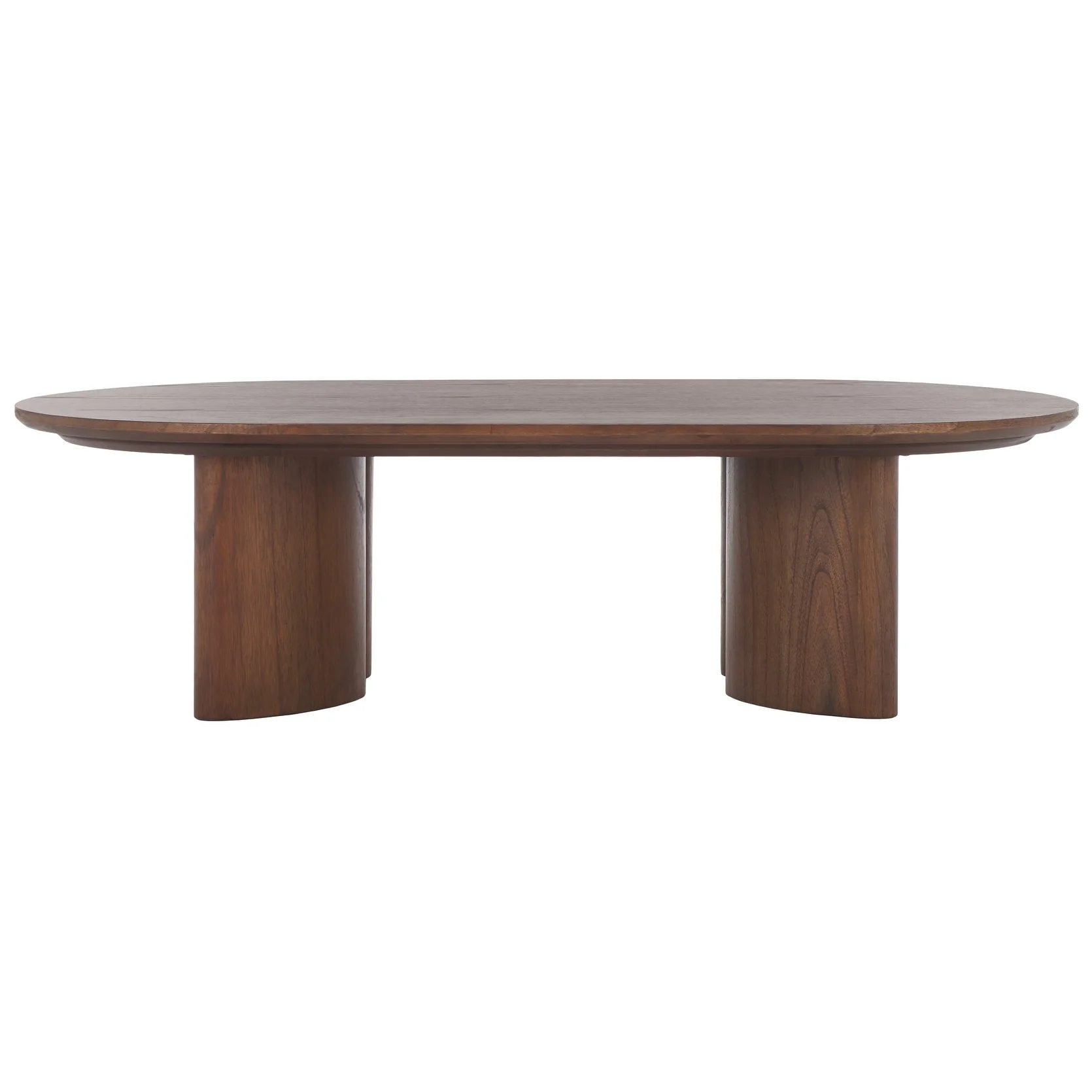 SAFAVIEH Couture Barnard Oval Wood Coffee Table - 56W x 30D x 15H