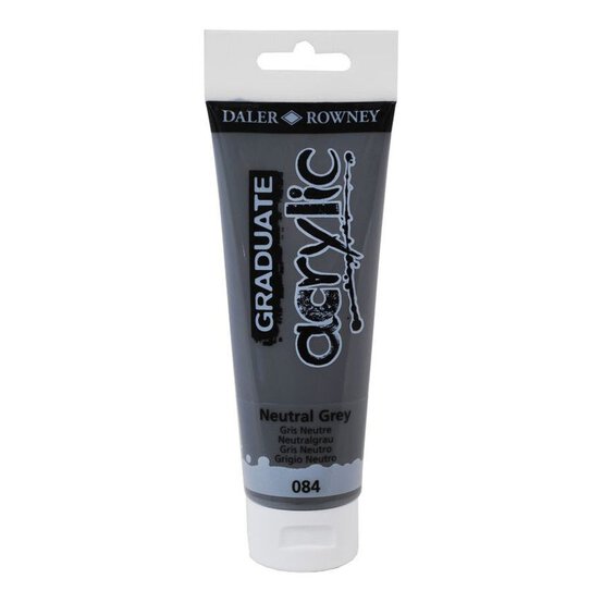 Daler-Rowney Graduate Neutral Grey Acrylic Paint 120ml