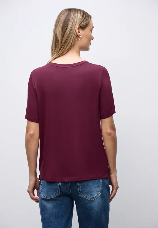 Shirt mit Chiffon-Detail