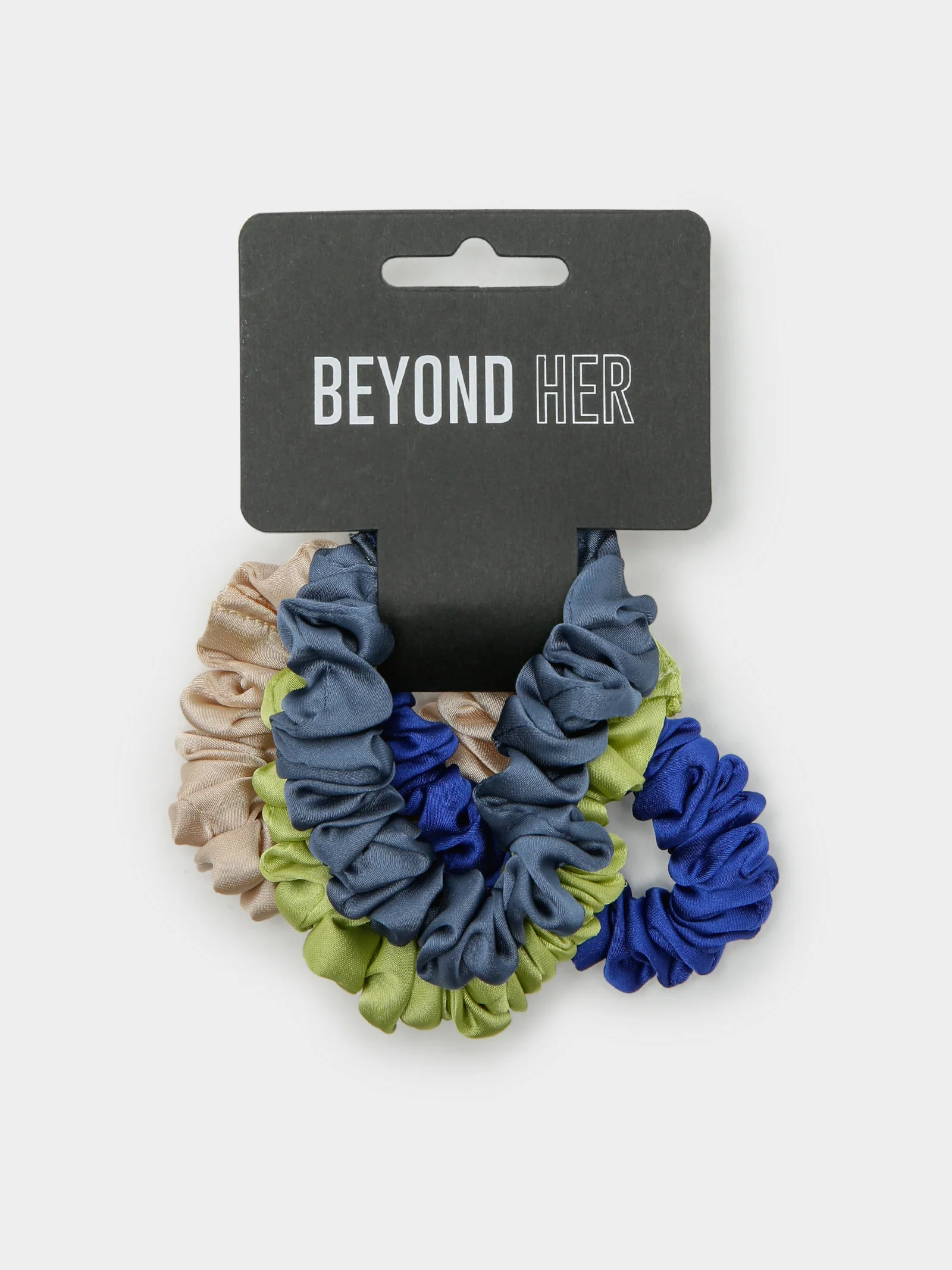 Four Small Sleek Scrunchies