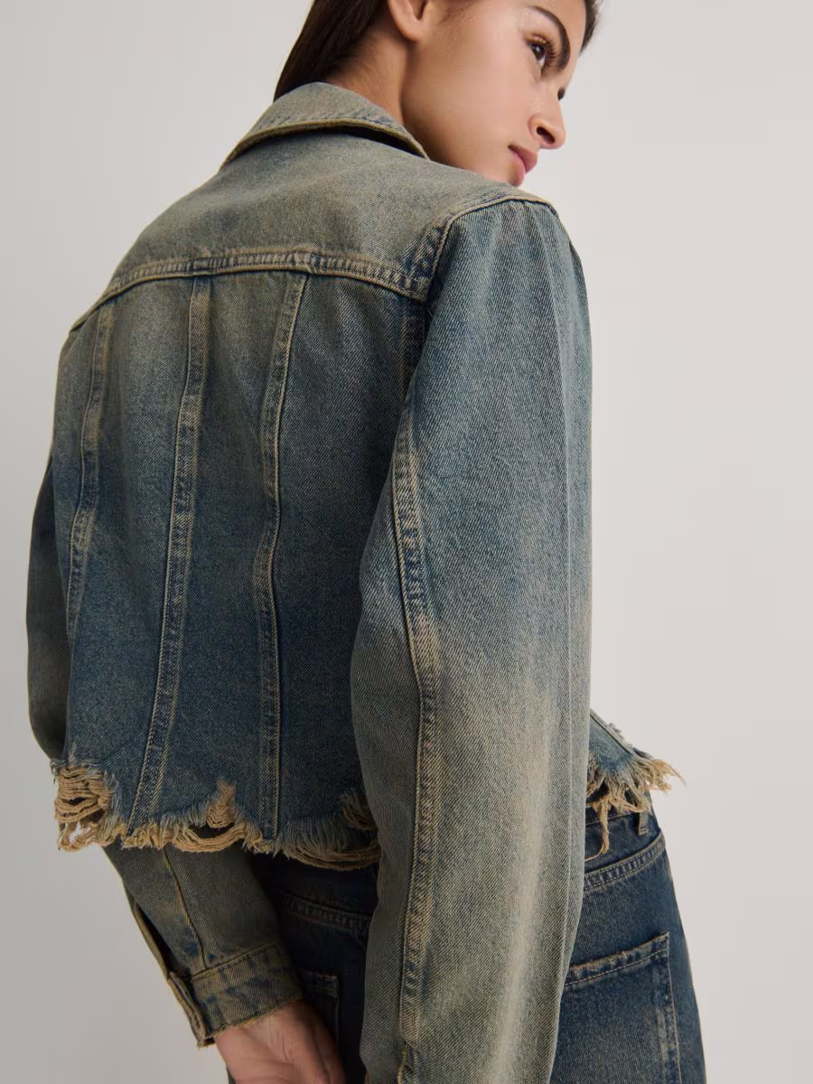 Jacket With Dirty Wash Effect