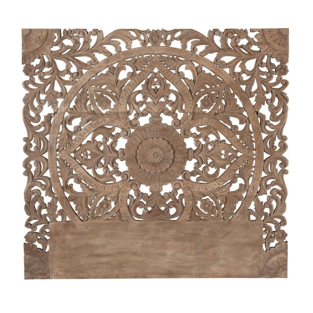 Himalaya - Tête de lit 180 en manguier massif sculpté