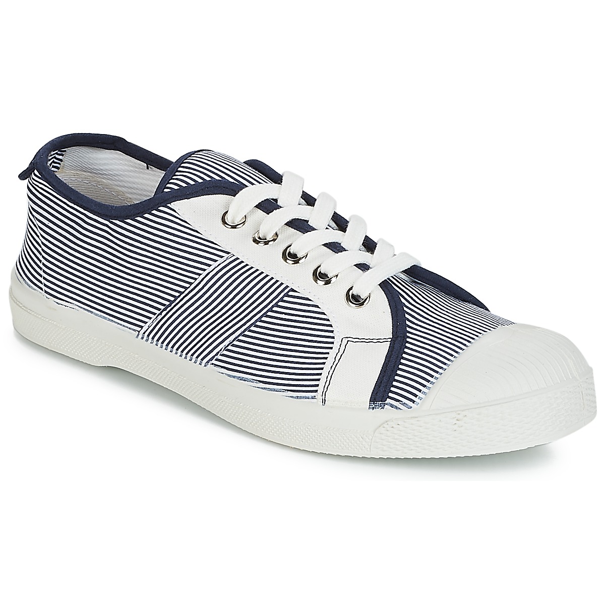 Bensimon - TENNIS FINES RAYURES - Navy