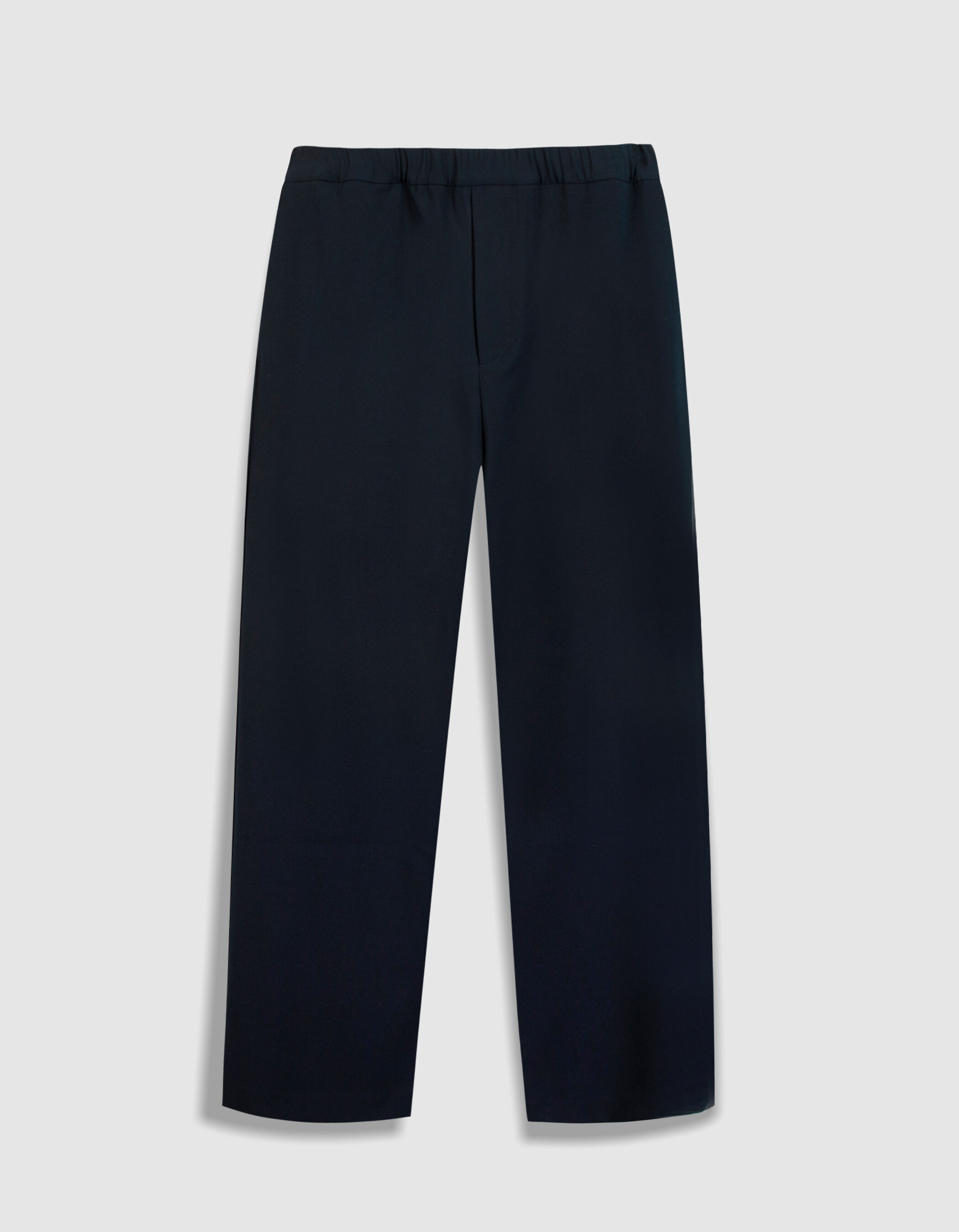 Pantalon de costume large bleu foncé Homme