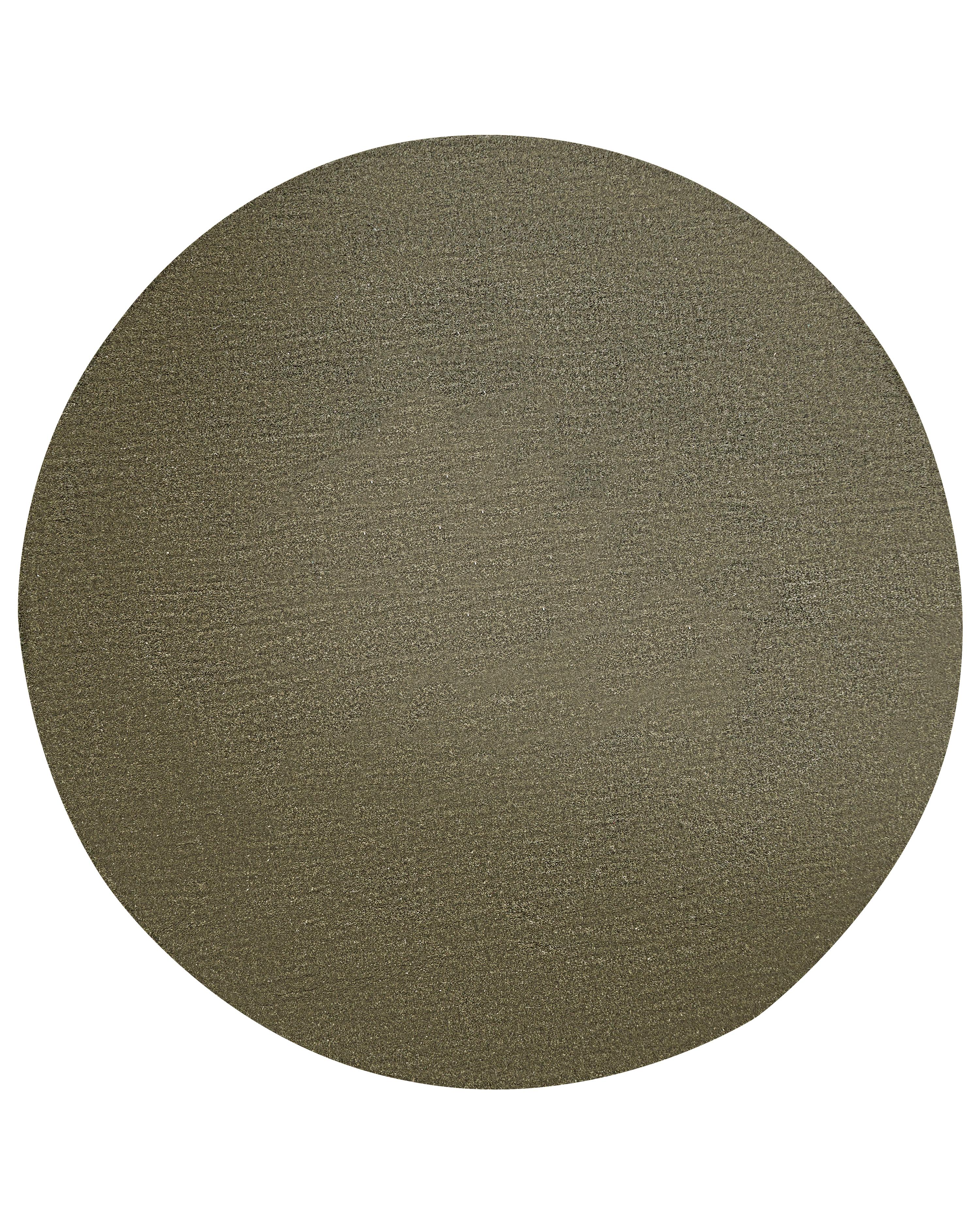 Rug VASCO Olive Green ? 140 cm Wool