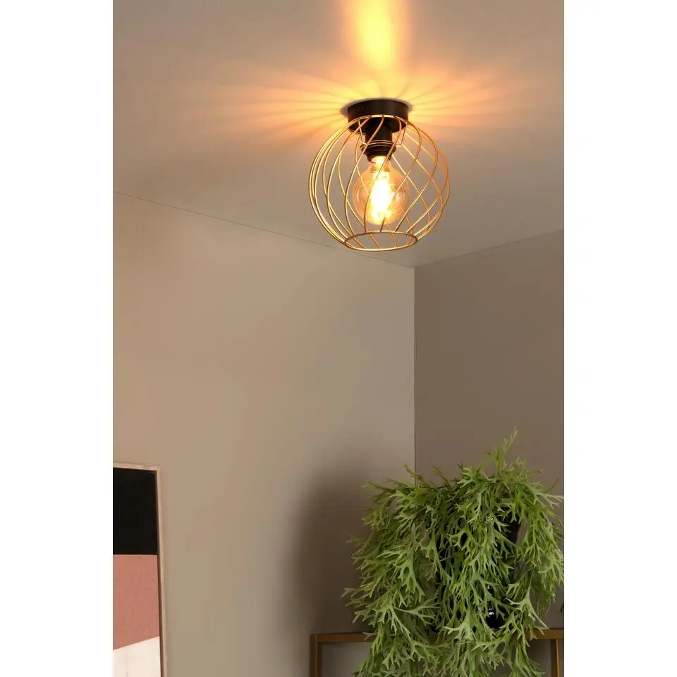 Lucide DANZA Plafonni&egrave;re - Mat Goud / Messing