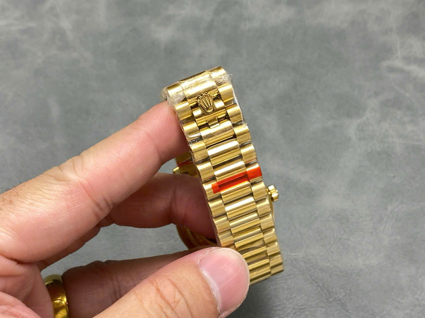 Rolex Day-Date 128238 YG Plated Puzzle Motif Dial 36mm Super Clone