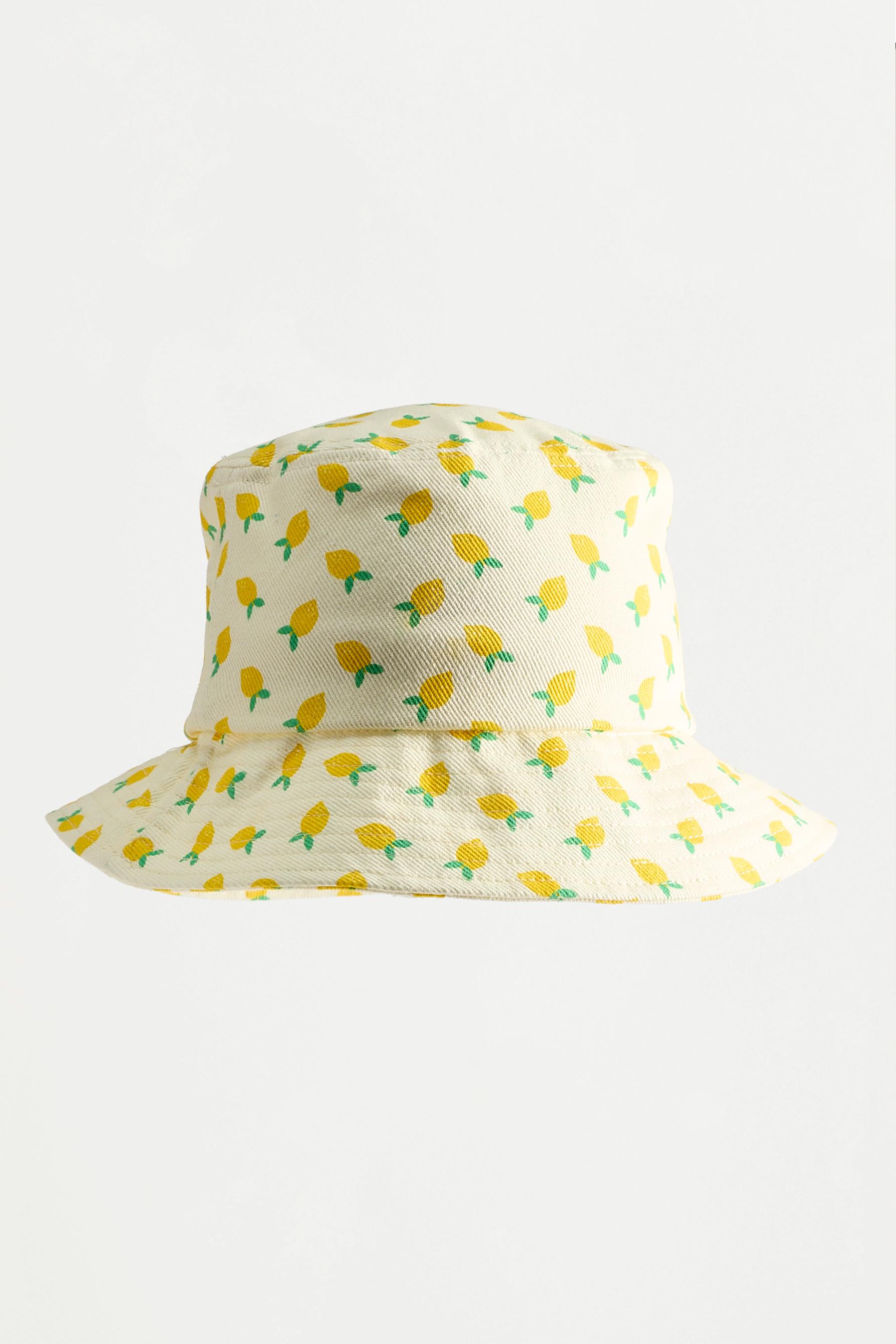 Gorro bucket limón