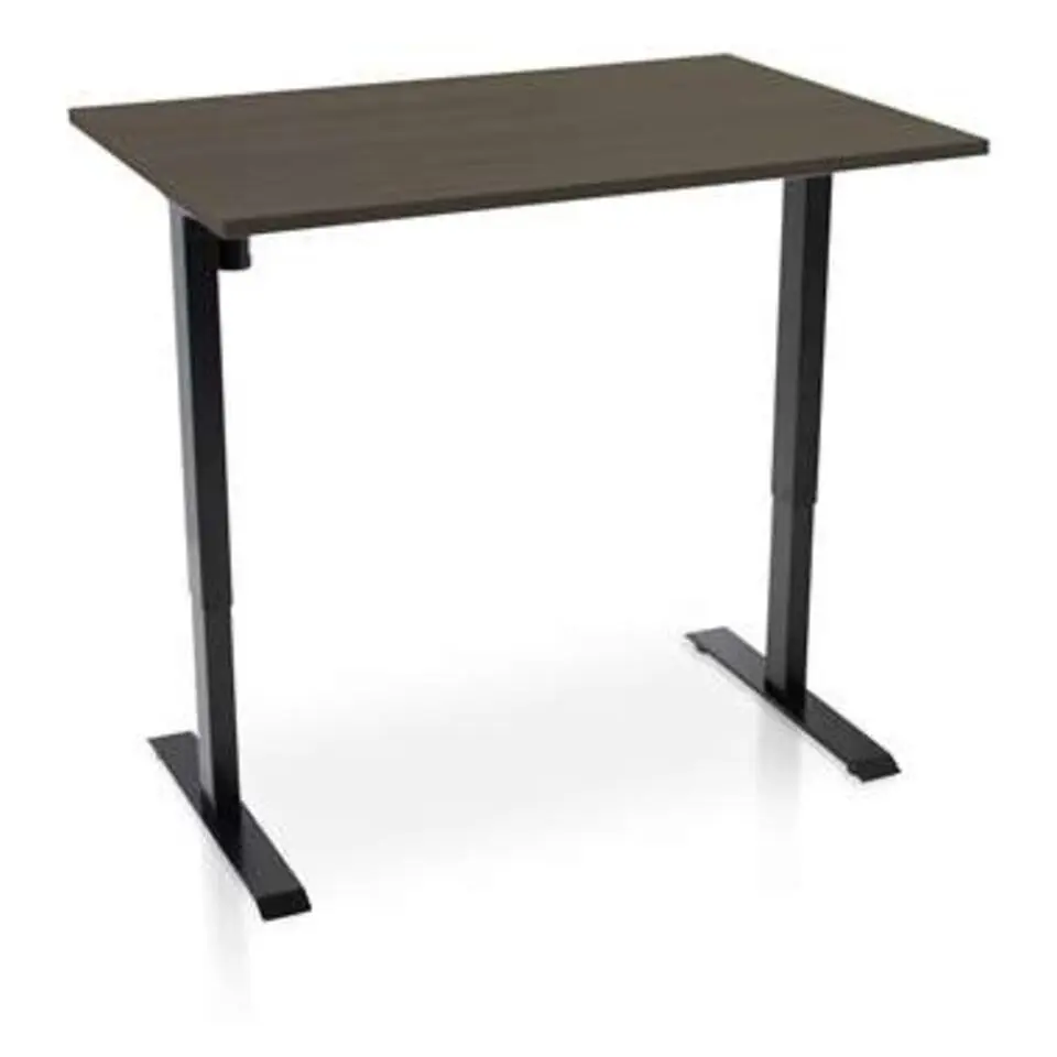MRC EASY elektrisch ARBO zit-sta bureau - 120x80 cm - bruin eiken