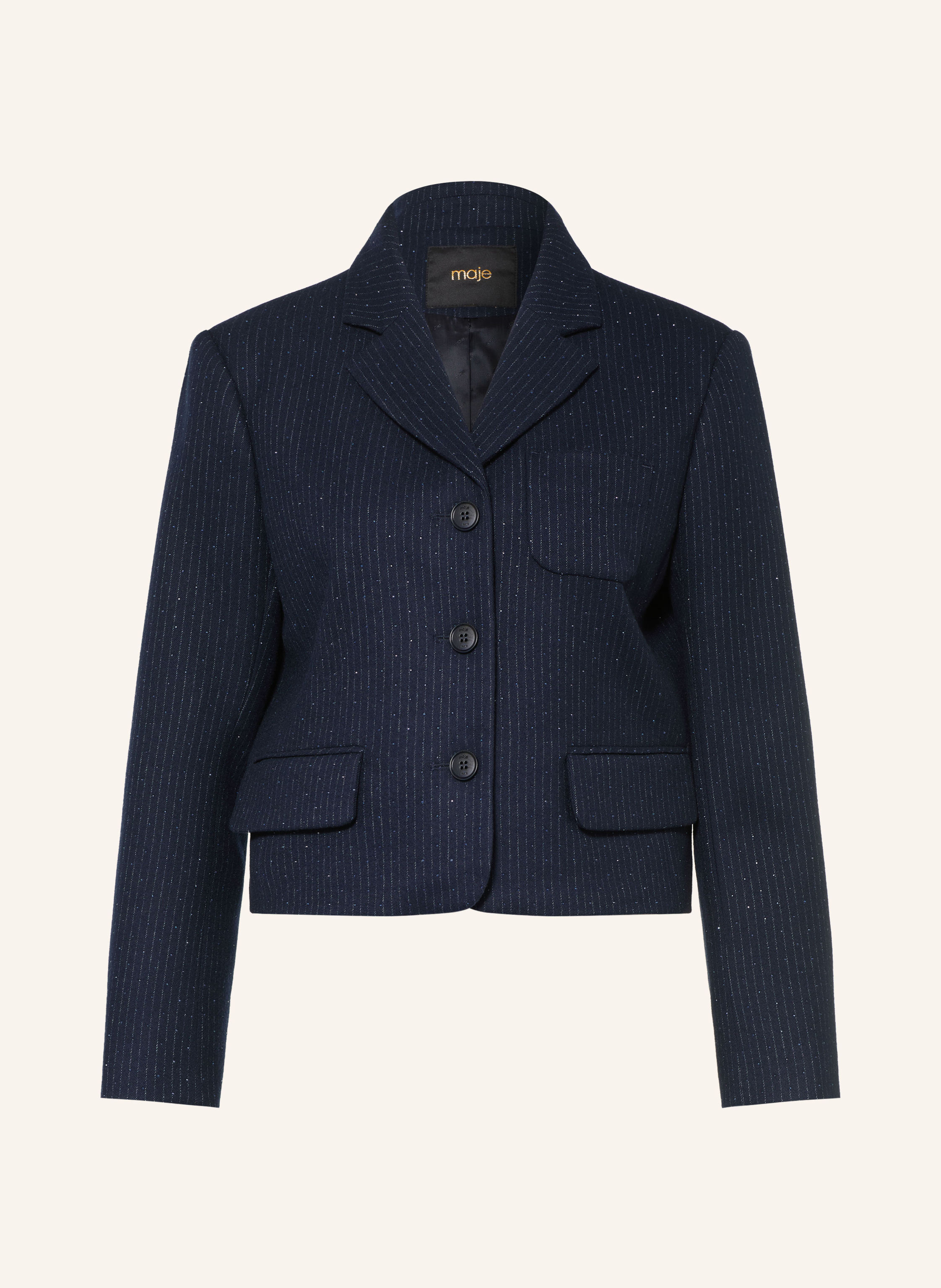 maje Blazer mit Schmucksteinen