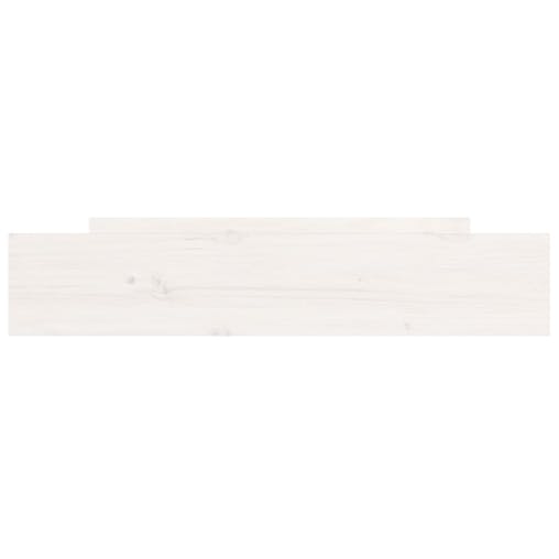 NNEVL Bed Drawers 2 pcs White Solid Wood Pine