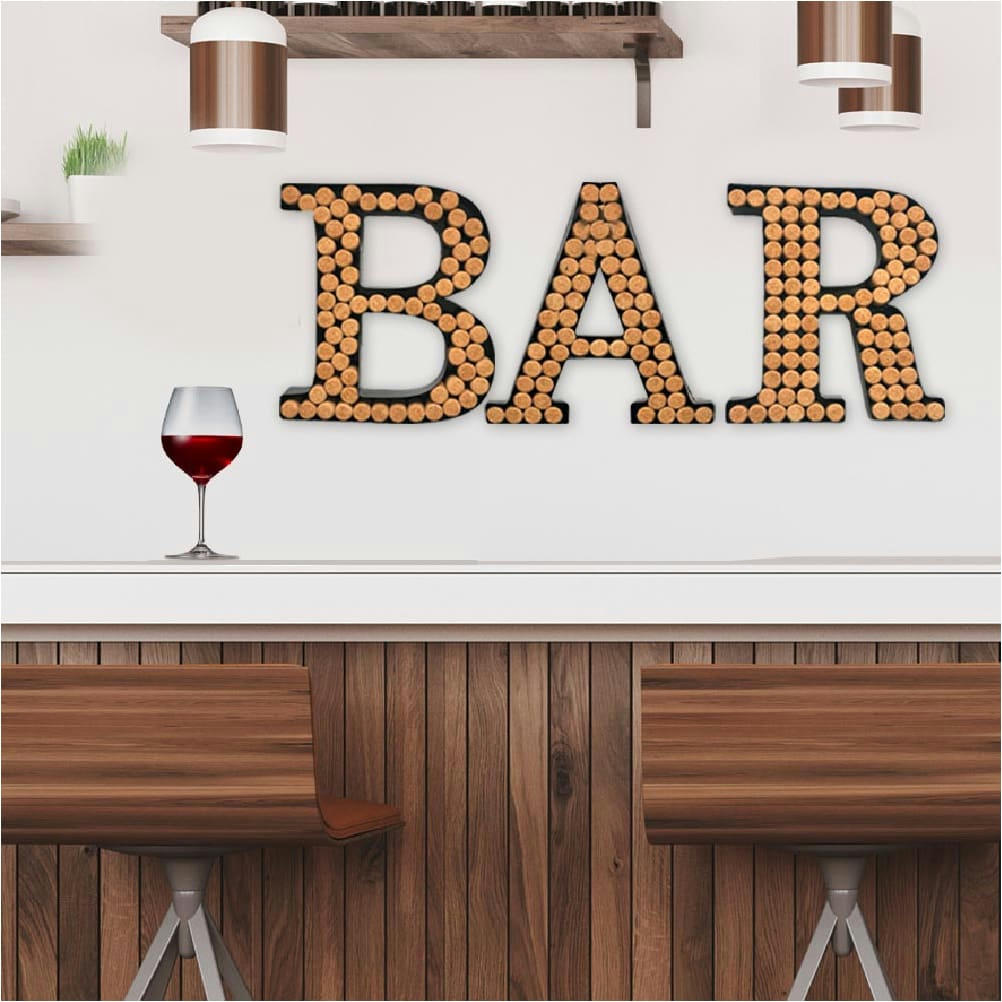 BAR - Décoration murale collecteur de bouchons de lièges