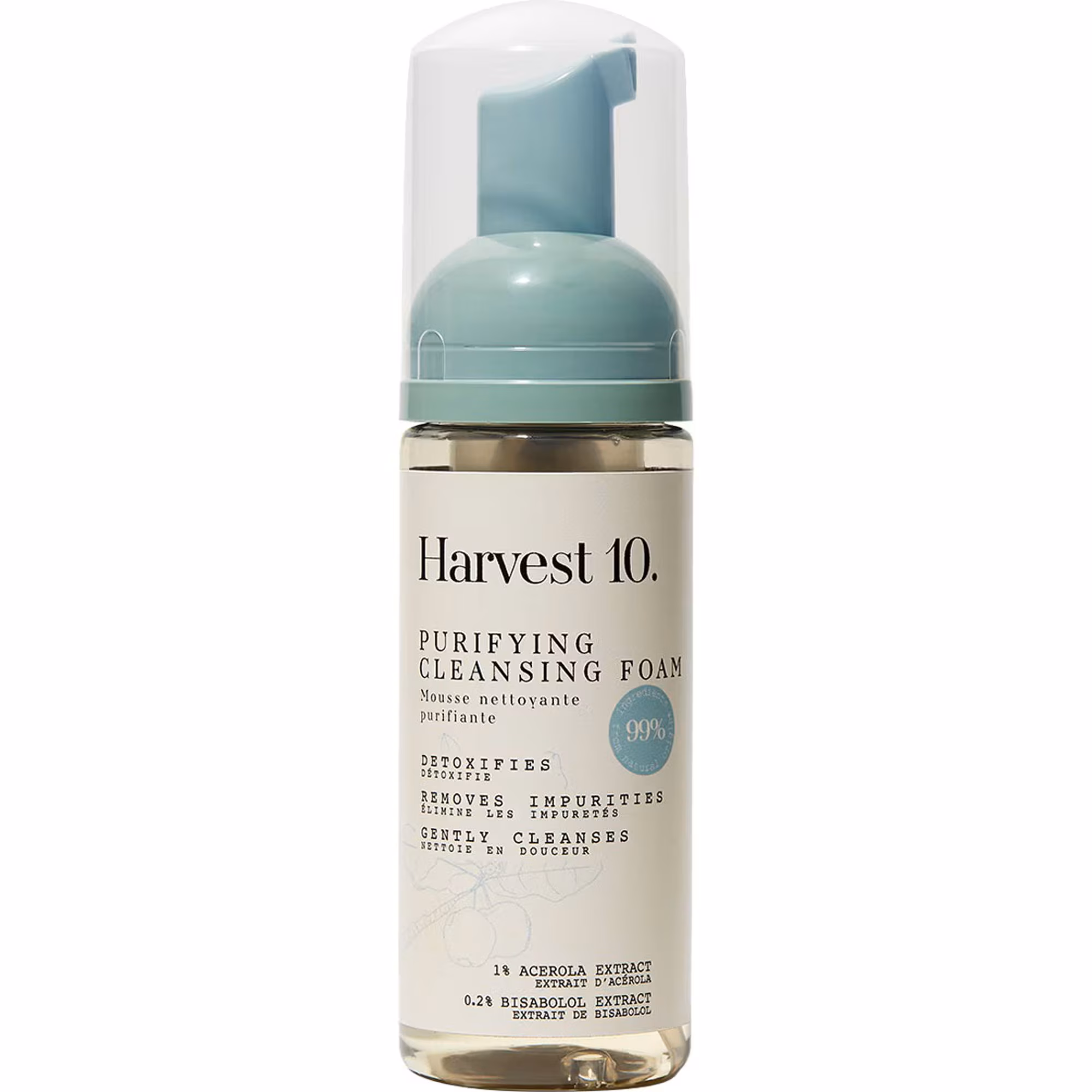 HARVEST 10Mousse nettoyante purifiante