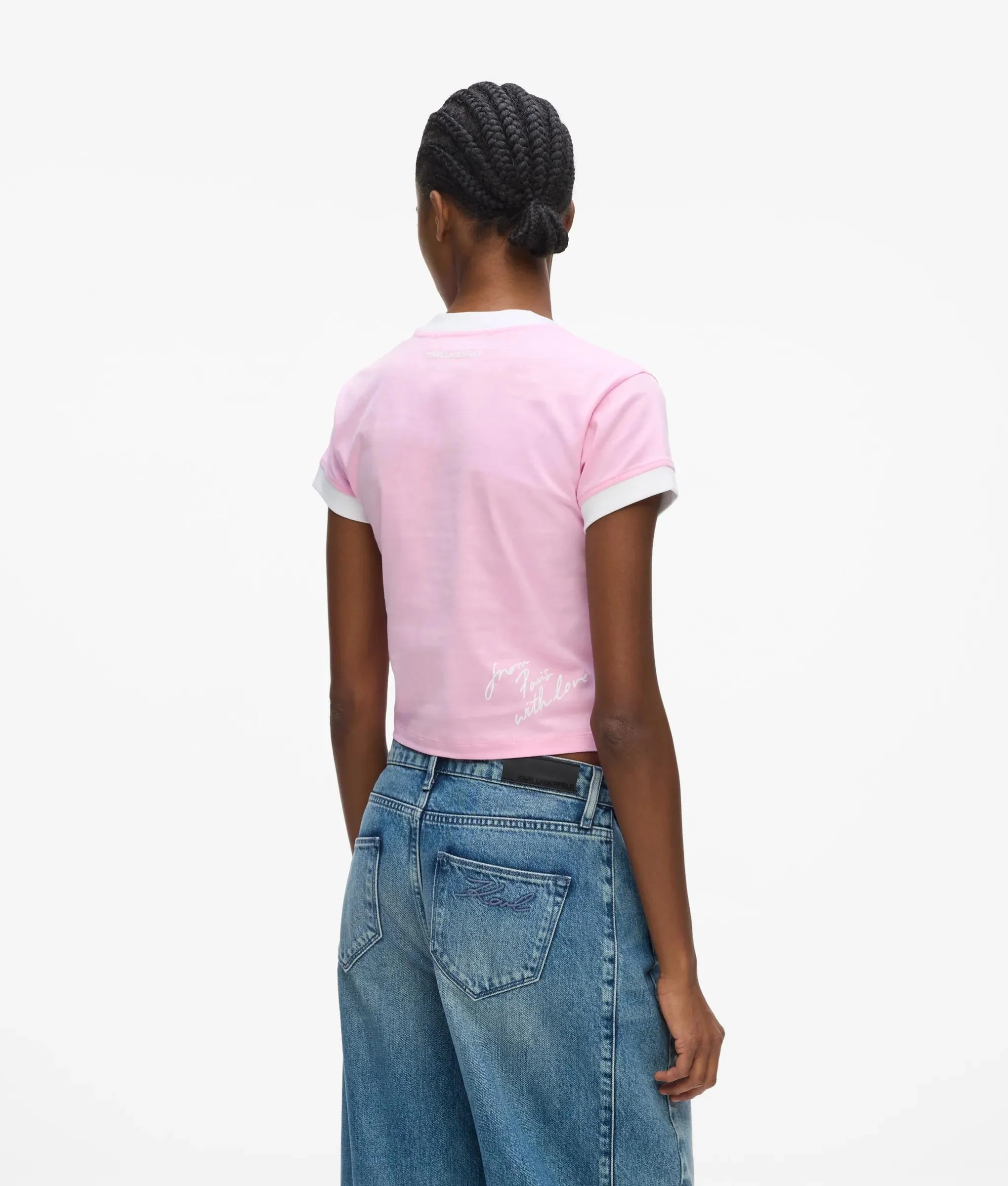 T-shirt Bonjour babe