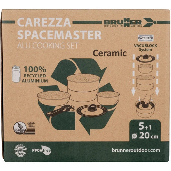 Topf-/Pfannen-Set »Carezza Spacemaster«, Ø 20 cm Vacublock, blau