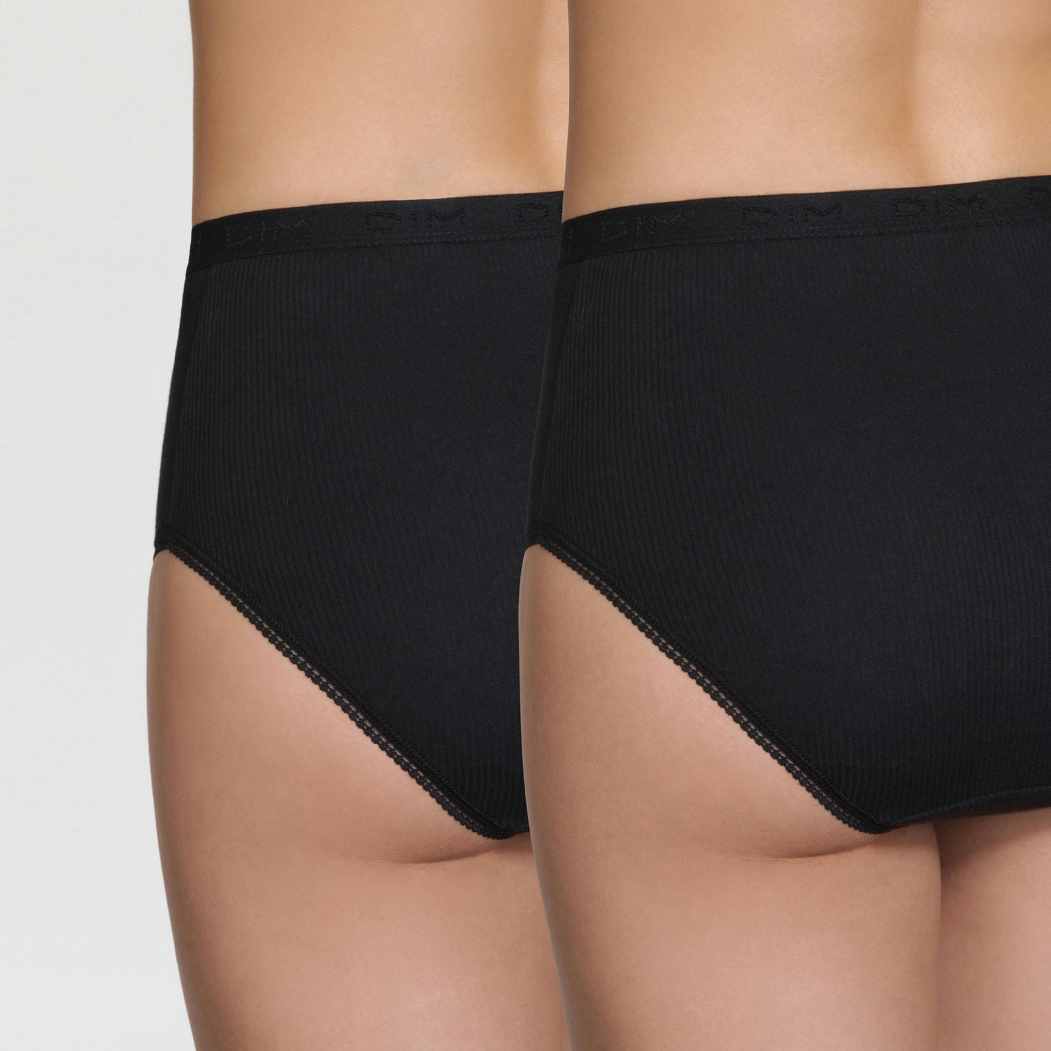 Lot de 2 culottes hautes en coton