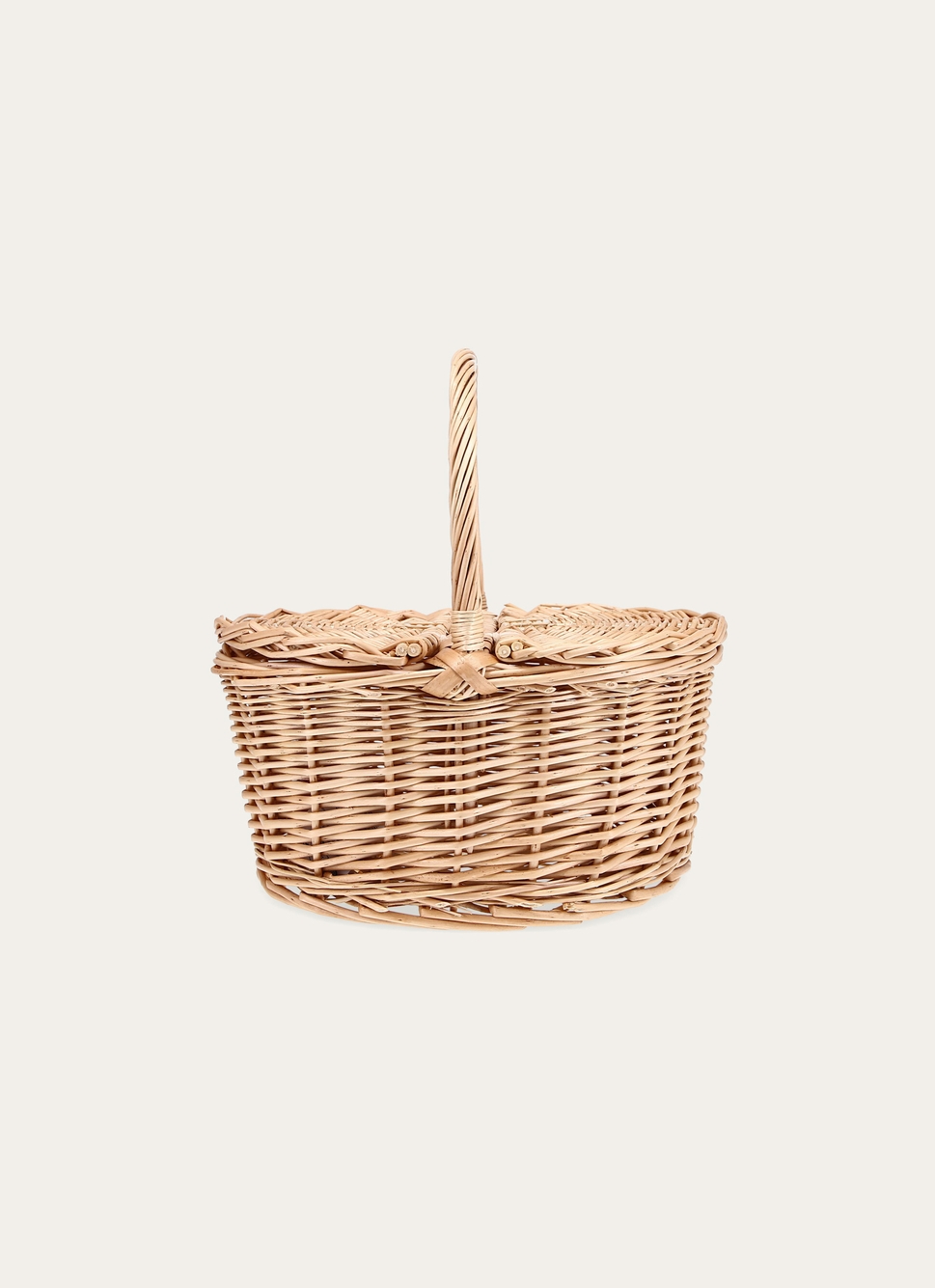 PETIT PANIER PIQUE-NIQUE EN OSIER NATUREL