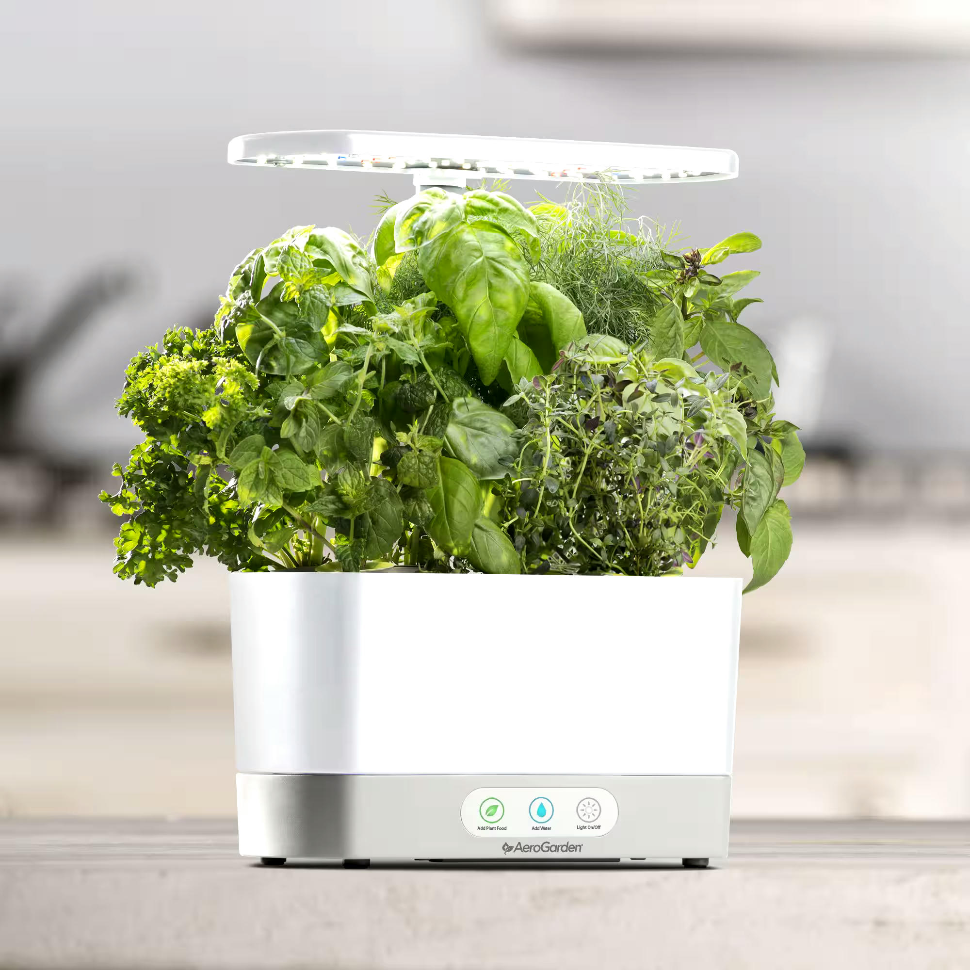 Miracle-Gro AeroGarden Harvest w/ LED Lights, Nutrients Included, White