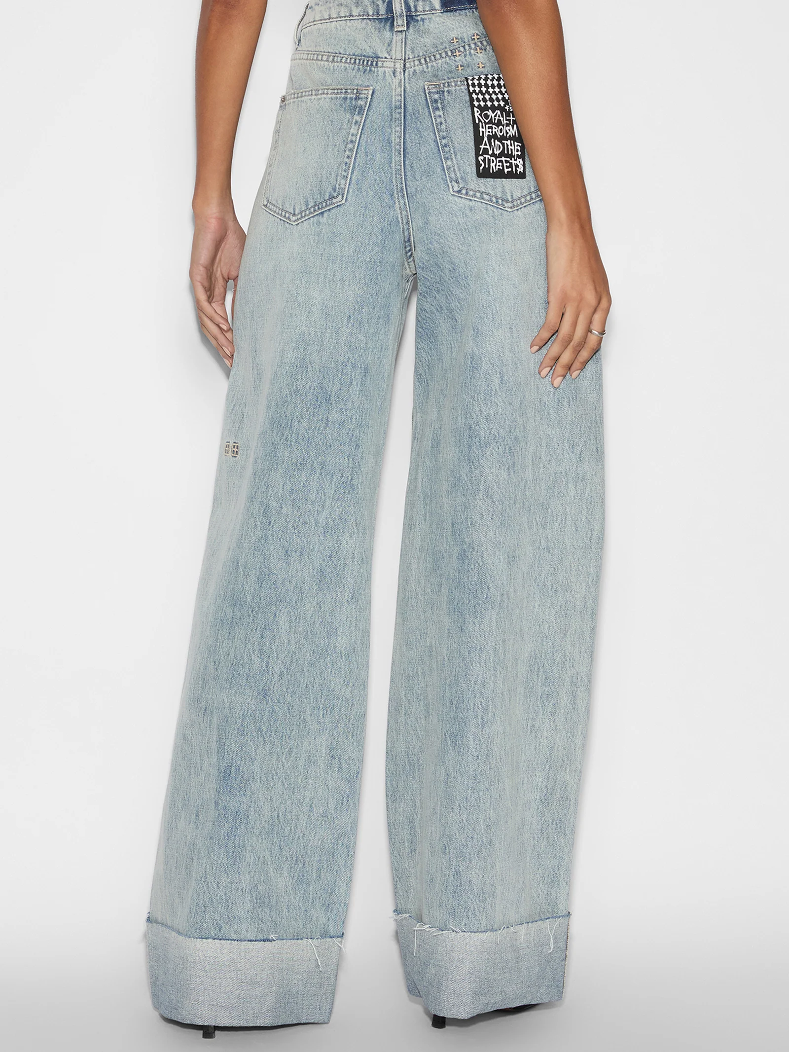 Strider Worn Cuffed Jeans