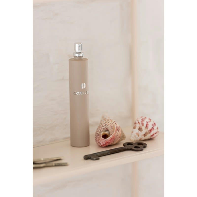 EXCELLENT - Parfum d'ambiance verre beige H18cm